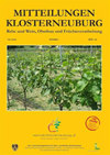 MITTEILUNGEN KLOSTERNEUBURG雜志封面